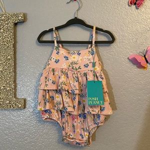 Posh Peanut Nicole Sleeveless Bubble Romper